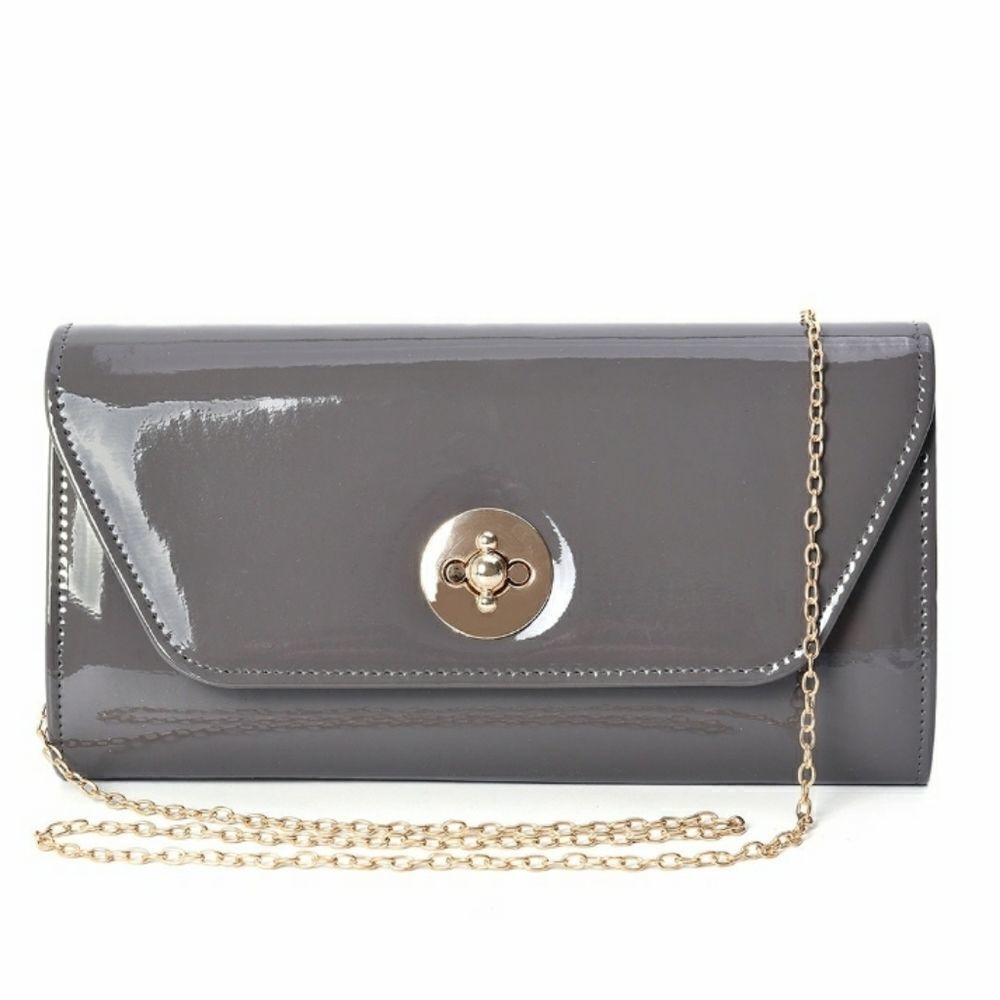 Gray Crossbody Clutch‎